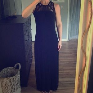 Top detail maxi dress